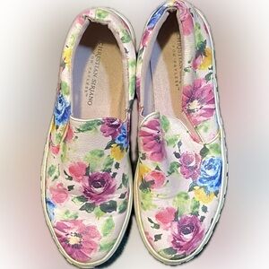 Christian Sirano  floral sneakers